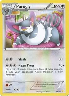 Purugly (19), XY Trainer Kit: Pikachu Libre & Suicune