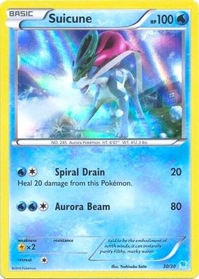 Suicune (30 ), XY Trainer Kit: Pikachu Libre & Suicune