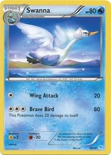 Swanna (27), XY Trainer Kit: Pikachu Libre & Suicune