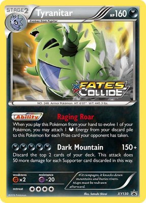 Tyranitar (Prerelease), XY Promos