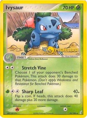 Ivysaur (Prerelease), Nintendo Promos