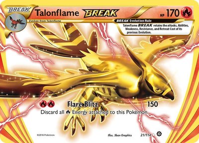 Talonflame BREAK, XY - Steam Siege