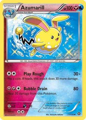 Azumarill, XY - Steam Siege