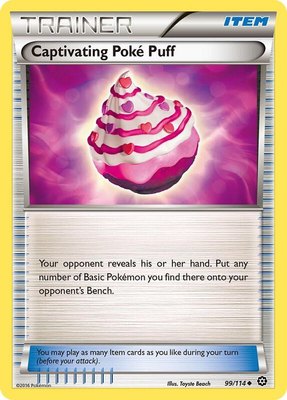 Captivating Poke Puff, XY - Steam Siege