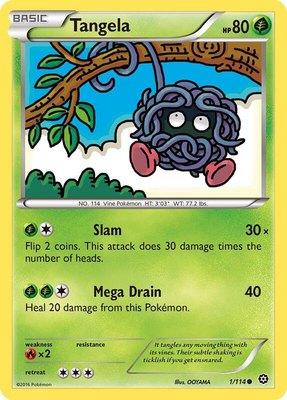 Tangela, XY - Steam Siege