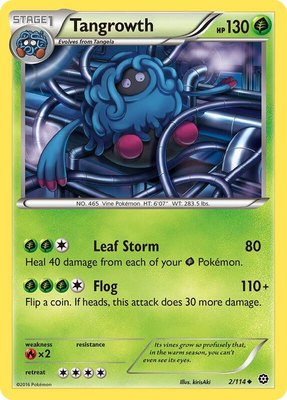 Tangrowth, XY - Steam Siege