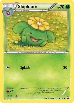 Skiploom, XY - Steam Siege