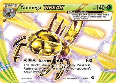 Yanmega BREAK, XY - Steam Siege