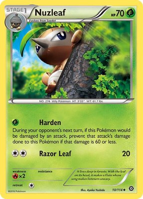 Nuzleaf, XY - Steam Siege