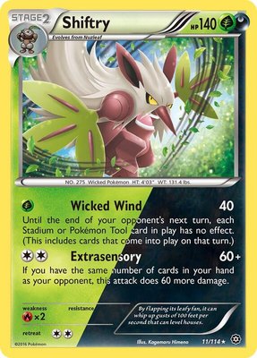 Shiftry, XY - Steam Siege