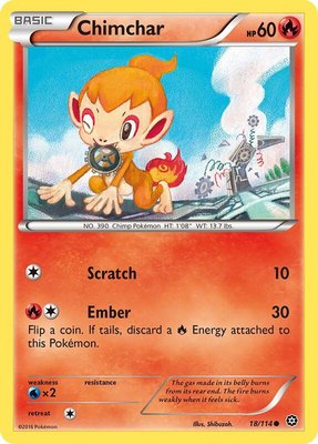 Chimchar, XY - Steam Siege