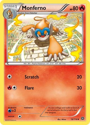 Monferno, XY - Steam Siege