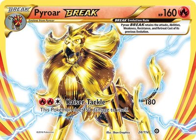 Pyroar BREAK, XY - Steam Siege