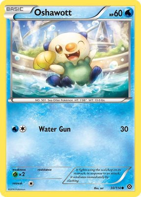 Oshawott, XY - Steam Siege