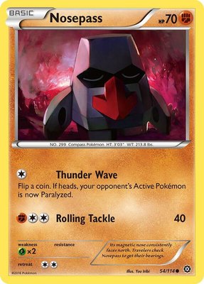 Nosepass, XY - Steam Siege