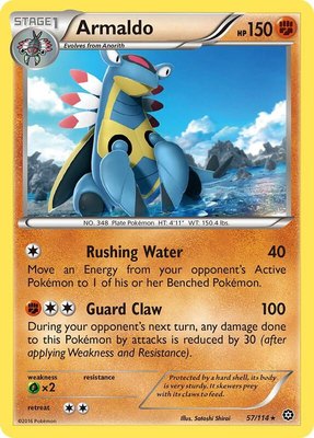 Armaldo, XY - Steam Siege