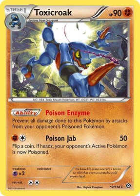 Toxicroak, XY - Steam Siege
