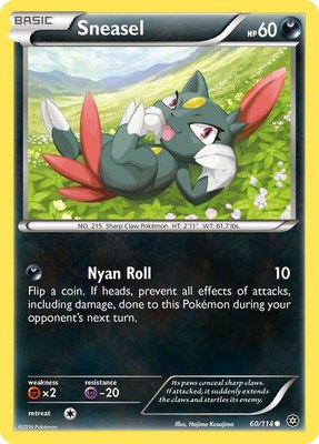 Sneasel, XY - Steam Siege