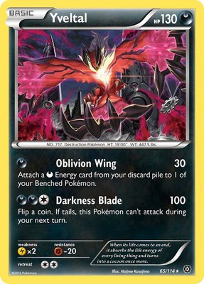 Yveltal, XY - Steam Siege