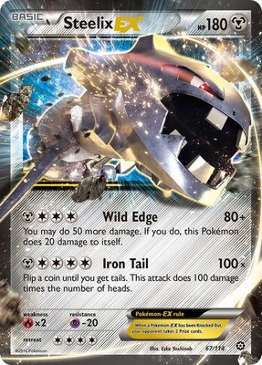 Steelix EX, XY - Steam Siege