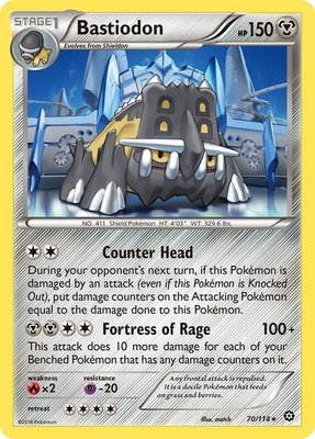 Bastiodon, XY - Steam Siege