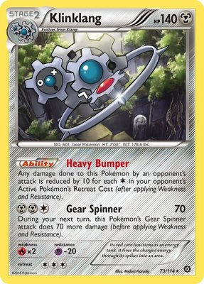 Klinklang, XY - Steam Siege