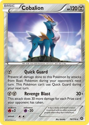 Cobalion, XY - Steam Siege