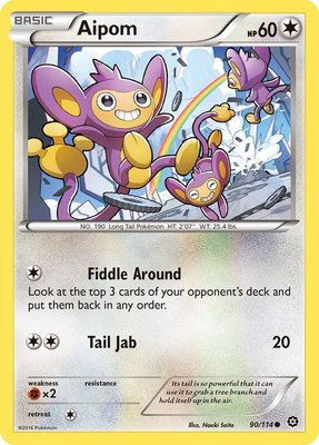 Aipom, XY - Steam Siege
