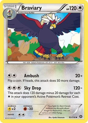 Braviary, XY - Steam Siege