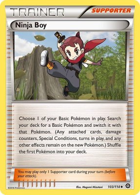 Ninja Boy, XY - Steam Siege