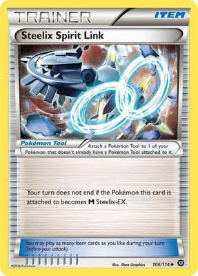 Steelix Spirit Link, XY - Steam Siege