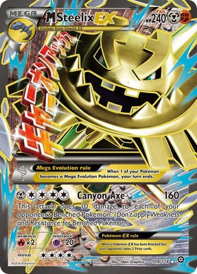 M Steelix EX (Full Art), XY - Steam Siege