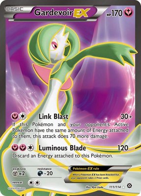Gardevoir EX (Full Art), XY - Steam Siege