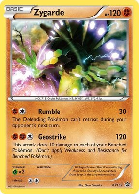 Zygarde, XY Promos
