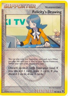 Felicity's Drawing (League Promo), League & Championship Cards