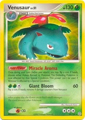 Venusaur (Secret Wonders), Deck Exclusives
