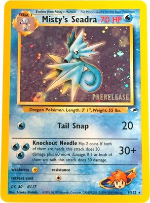 Misty's Seadra, WoTC Promo