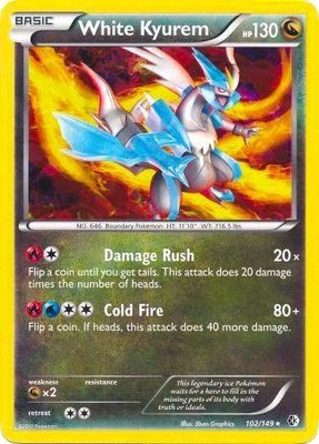 White Kyurem (BW Boundaries Crossed), Deck Exclusives
