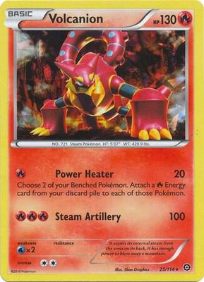 Volcanion (Cracked Ice Holo), Deck Exclusives