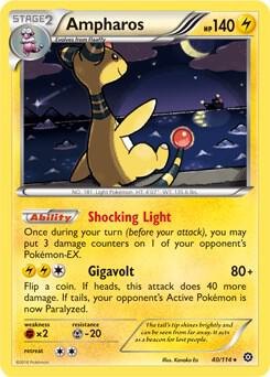 Ampharos (XY Steam Siege), Deck Exclusives