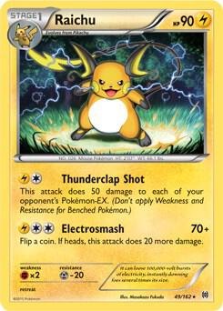 Raichu (XY BREAKthrough) (Cracked Ice Holo), Deck Exclusives