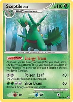 Sceptile (DP Stormfront), Deck Exclusives