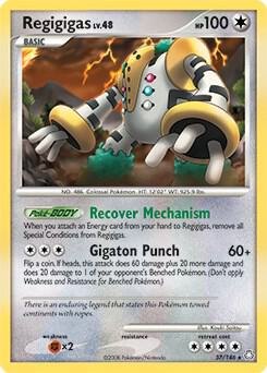 Regigigas (DP Legends Awakened), Deck Exclusives
