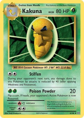 Kakuna, XY - Evolutions