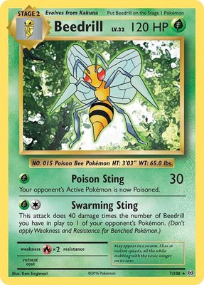 Beedrill, XY - Evolutions