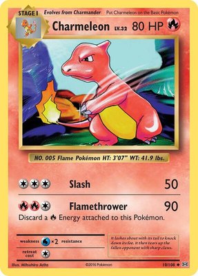 Charmeleon, XY - Evolutions