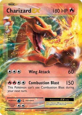 Charizard EX, XY - Evolutions