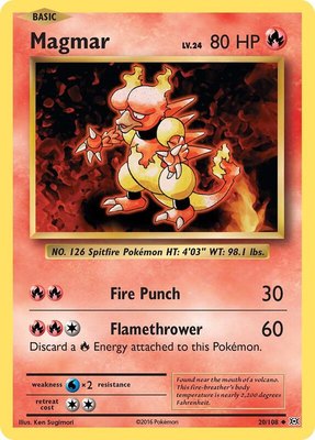 Magmar, XY - Evolutions