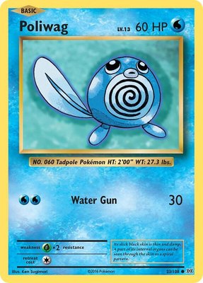 Poliwag, XY - Evolutions
