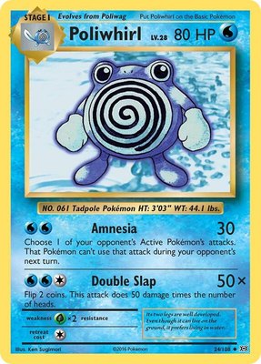 Poliwhirl, XY - Evolutions